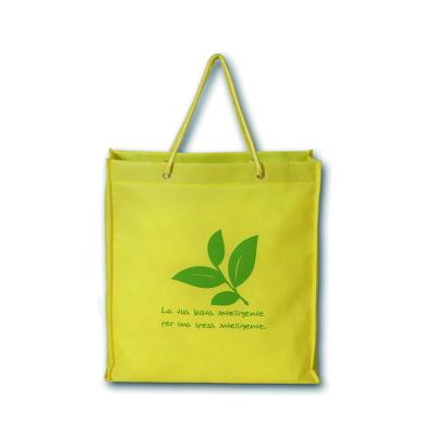 China Non Woven Polypropylene Shopping Bags Silk Printed With String Handle for sale