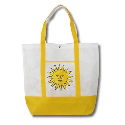 China Reusable Non Woven Tote Bag Custom 80gsm Non Woven Printed Bags for sale