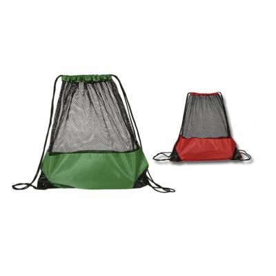 China Nylon Promotional Drawstring Bags / Mesh Drawstring Bags For Gym for sale