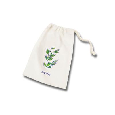 China Cotton Promotional Drawstring Bags , Jewelry / Gift Drawstring Cinch Bag for sale