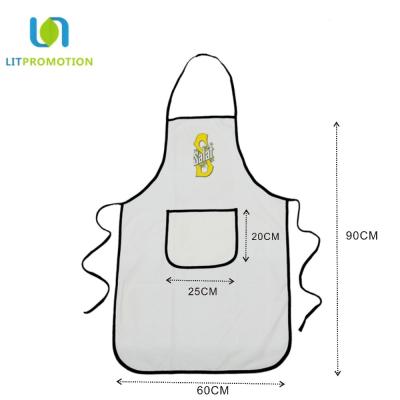 China Promotional Custom Kitchen Aprons , Bib Type Professional Chef Aprons for sale