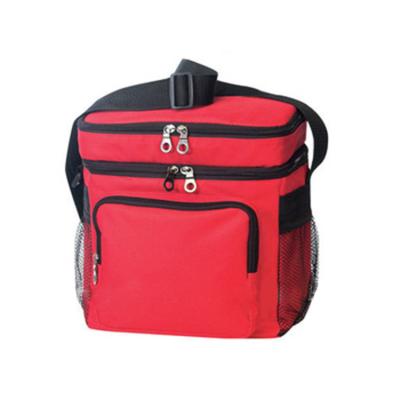 China Large Capacity Insulated Cooler Lunch Bag With Three Compartment for sale