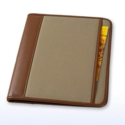 China Stylish A4 Zipped Conference Folder , 26x33x1.5cm File / Document Holder for sale