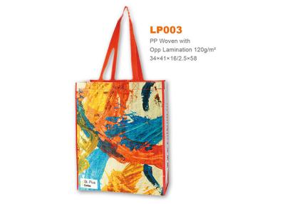 China La aduana imprimió las bolsas de asas laminadas del polipropileno/los bolsos promocionales laminados en venta