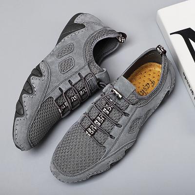 China Hot Selling Fashion Trend Pigskin Large Size Grainy Comfortable Breathable Casual Shoes for sale