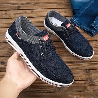 China Wholesale Cheap Fashion Casual Walking Shoes Round Around Slip On Denim Shoes for sale