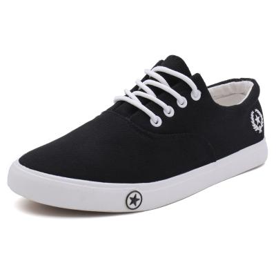 China Fashion Trend Wholesale Cheap Casual Men's Fashion Lace Up Canvas Skateboard Shoes for sale