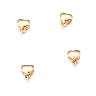 China Brass Heart Pendants DIY Jewelry Findings Wholesale Hot Sale Jewelry Findings for sale