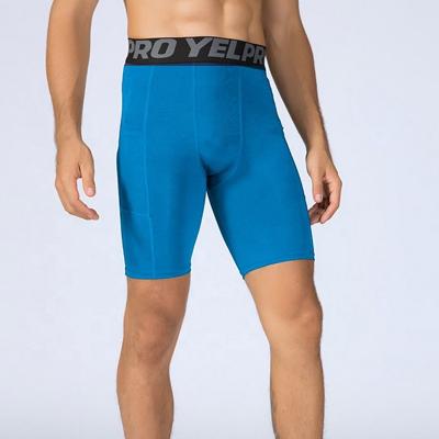 China Breathable Men's Breathable Compression Sports With Pocket Tights Quick Dry Shorts for sale