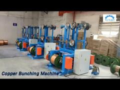 Double Twisting Copper Bunching Machine 1250 800RPM For Cable