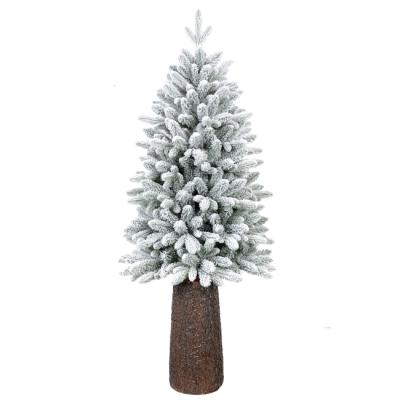 China Mini Table Christmas Tree Assembled by Artifical Hinged Snow for Decoration for sale