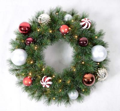 China Hot Selling Christmas Garland Used For Christmas Decoration from PE and PVC/PE PVC for sale