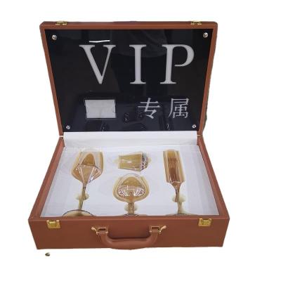 China Commercial Hot Sales Refillable Acrylic Mug Carry Case Display Box For Night Bar for sale