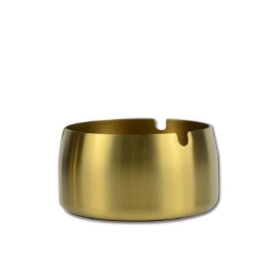 China Contemporary Custom Logo Stainless Steel Metal Ashtray For Bar Hotel Or KTV Use for sale