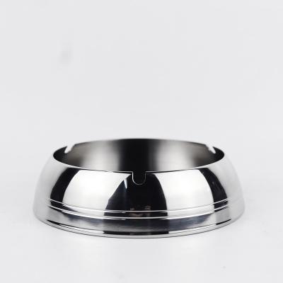 China Customized Factory Price Contemporary Wholesale Cheap Luxury Logo Stainless Steel Accessories Smoking Ashtrays for sale