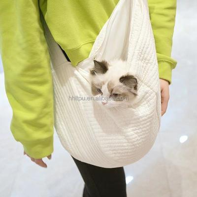 China Comfortable Popular Dog Bag Carry Bag Pet Sling Carrier Travel Safe Puppy Carrier Crossbody Bag for sale