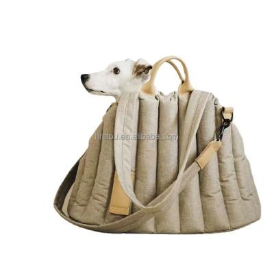 China Water Resistant Soft Comfy Small Dog Handbag Scratch Resistant Car Seat Carrier Tote Bag Pet Carrier Sling Bag for sale