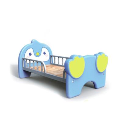 China kindergarten plastic stackable preschool children bed for sale