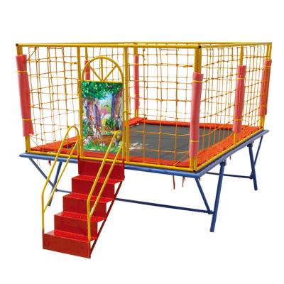 China Garden Cheap Outdoor Trampoline With Safety Net For Kids for sale