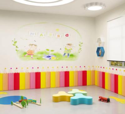 China Indoor Playground Safety Soft Wall Bumper Decoration for Kindergarten en venta