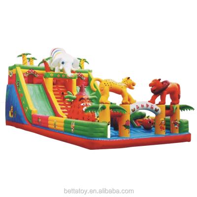 China Kids outdoor bounce castle inflatable slide for sale for sale