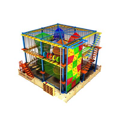 China Kids commercial indoor gym rope Course/ adventure course/ Indoor playground equipment for sale