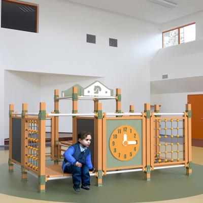 중국 natural wood commercial kids wood indoor playground equipment 판매용