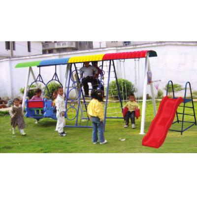 China Children outdoor playground swing equipment set for garden for sale