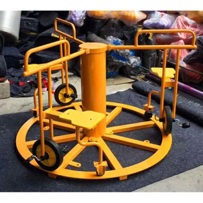 China High quality galvanized pipe multiplayer roundabout outdoor carousel kids play equipment for sale à venda