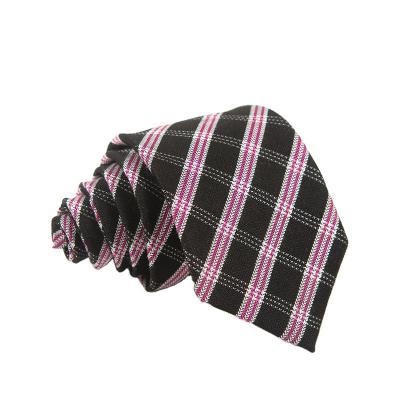 China YiLi Handmade Jacquard Plaid 	Silk Neck Tie Checked Wholesale Neckties YL 42345 for sale