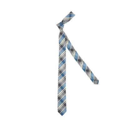 China YiLi Men Plaid Checked Silk Neck Tie Skinny Elegant Korea Necktie YL 432 for sale