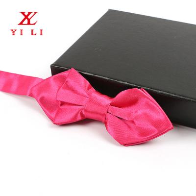 China YiLi Jacquard Woven Customized Luxury Bow Tie Set for sale