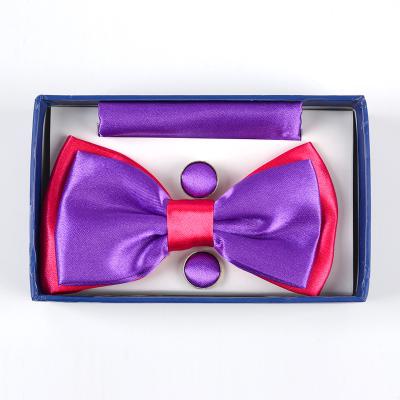 China YiLi Polyester Woven Custom Pre-tied Bow Ties for Men Handmade for sale