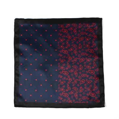 China YiLi Silk Printed Handckerchief Paisly Pocket Square  Yi Li YL 4324 Wedding Working for sale