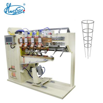 China Automatic Growing Mesh Welding Machine Hwashi Tomato Rack Bracket /Welding Machine / Cage Spot Welder for sale