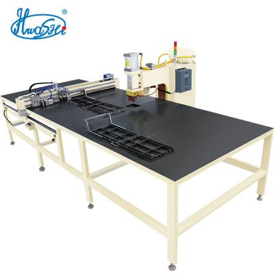 China Welding All Kinds Of Rack Hwashi Pmeumatic AC Grill Mesh And Welding Machine, Steel Wire Mesh Spot Welding Machine for sale