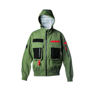 China OEM Logo Fashion Waterproof Custom Nylon Full Zip Men Windproof Pilot Jacket for sale