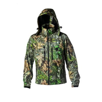 China Breathable Outdoor Custom Softshell Camouflage Waterproof Windproof Mens Jacket for sale