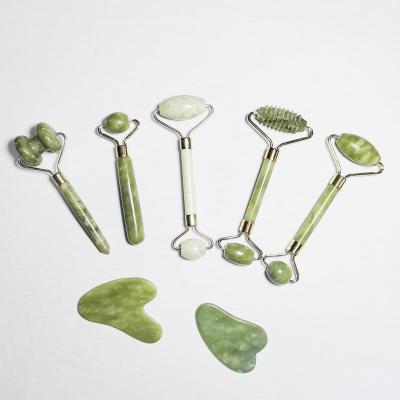 China Original stone products Jade Stone Roller Jade Roller and Body Guasha set Jade Facial Mass masa jadeor for sale