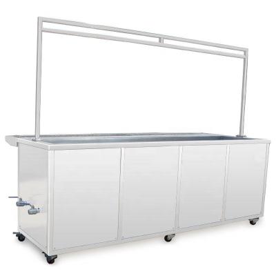 China Hotels Window Blind Ultrasonic Cleaner With Dual Tanks And Drying Rack for sale