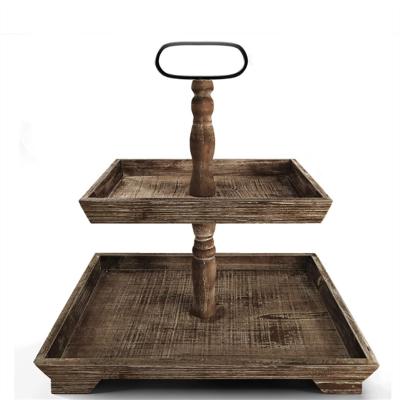 China Professional Wooden Tray Kitchen Serving Decoration Trays Wooden Tray For Food for sale