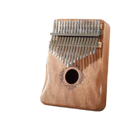 China Hot Sale Mini Thumb Piano Solid Mahogany 17 Inch Professional Piano Handguard Main Kalimba For Sale for sale