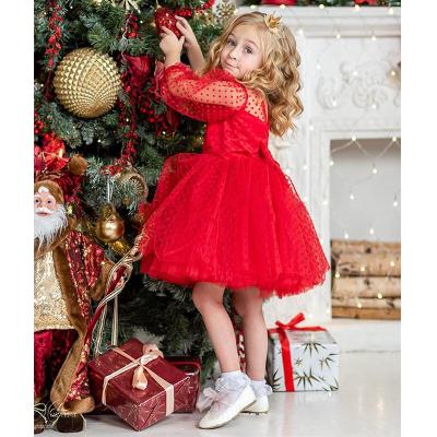 China Yalindars Insti Anti-Wrinkle Hot Sale Four Colors Knee Length Kid Clothing Summer Long Sleeve Dress For Girl Child for sale