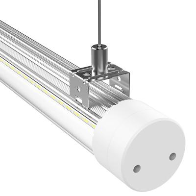 China Desk Surface Mounted 270 Degree Led Linear Light Bright Round T12 Linkable 3-Side Tube Lights LED for sale