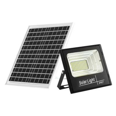 China Garden Led Solar Light Die Casting RGB IP65 IP66 Solar Powered Floodlight 30w 60w Watt LED Slim Waterproof Outdoor Solar Flood Light for sale