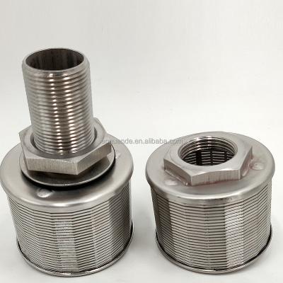 China Architecture & Construction Stainless Steel Wedge Wire Screen Filter Nozzle For Water Treatment for sale