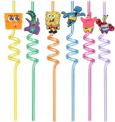 China Viable Spongebaby Squarepants and Patrick Plastic CHOOSE creative magical colorful funny crazy curly custom for birthday party bar supplies for sale