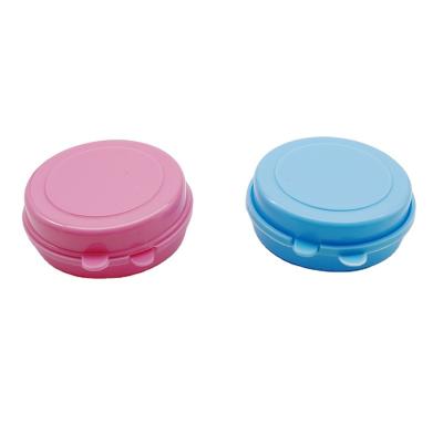 China Plastic Round Pill Weekly Organizer with 1 Compartments Plastic Pill Case for sale