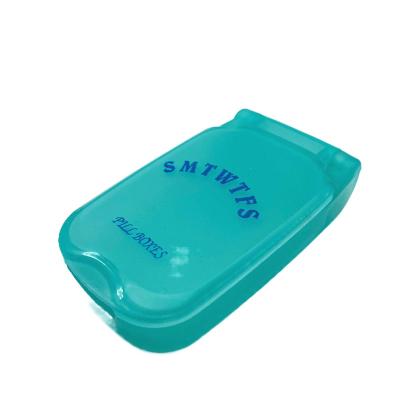 China Plastic Cute Travel Pill Box Medicine Storage Container Pill Case Medicine Case 1 Compartment Pill Box for sale