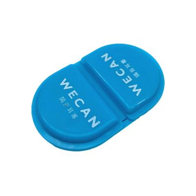 China Hot Sale Plastic One Day Small Pill Box Packaging Case 2 Compartments Plastic Pill Box for sale